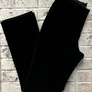 Vintage Banana Republic Black Velvet Pants Size 2